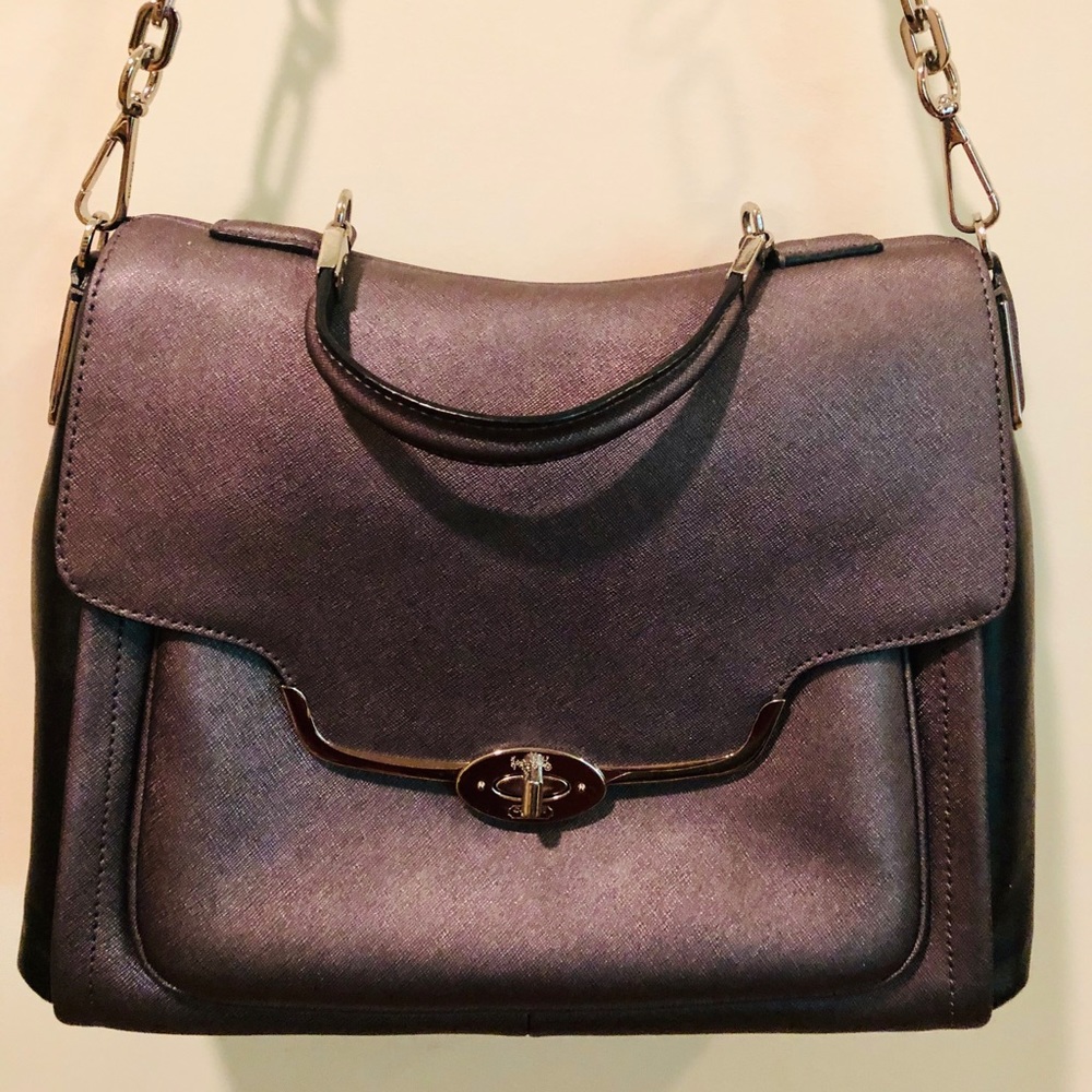 Coach satchel bag like new grey
